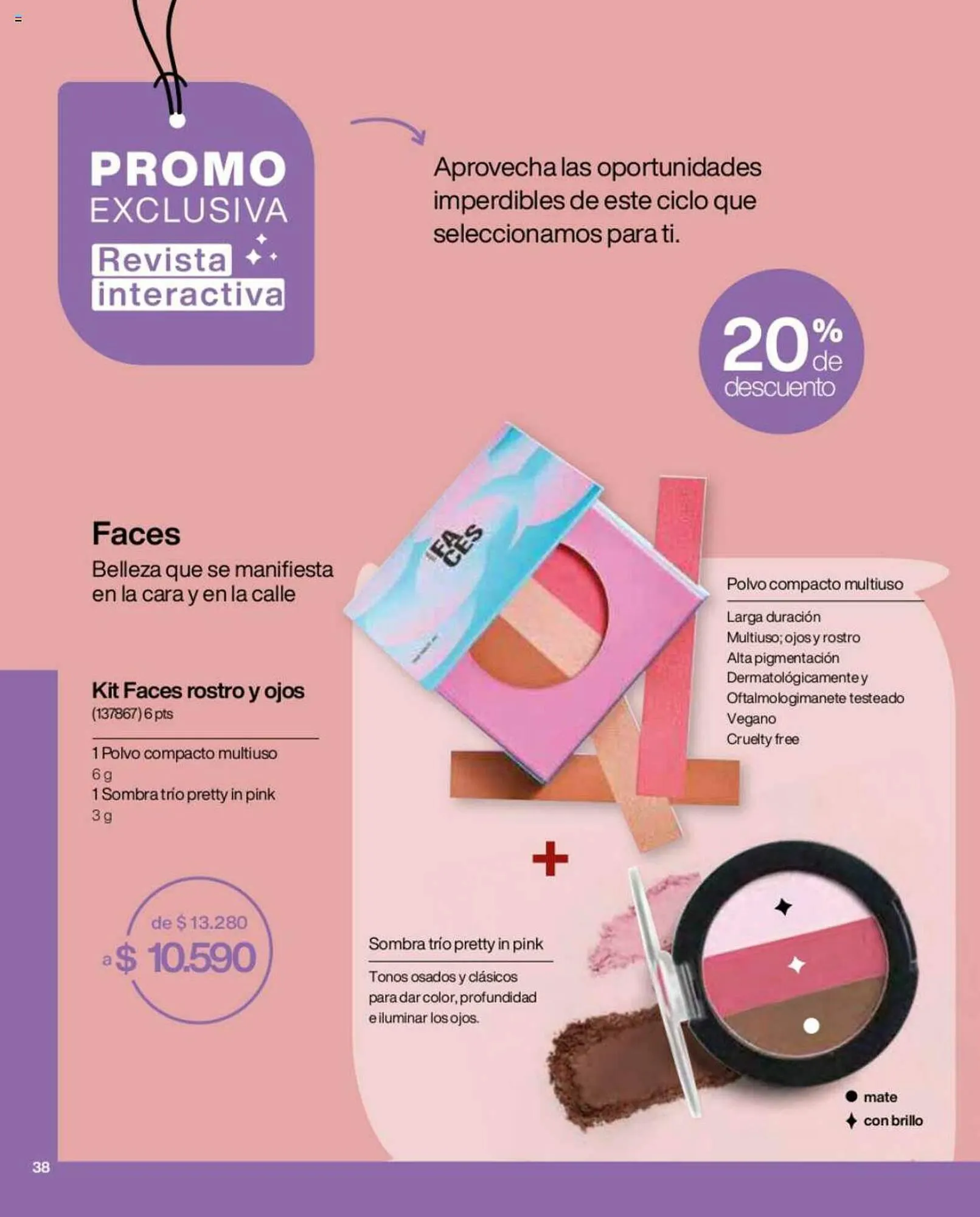 Catálogo de Catálogo Natura 1 de julio al 31 de octubre 2023 - Página 38