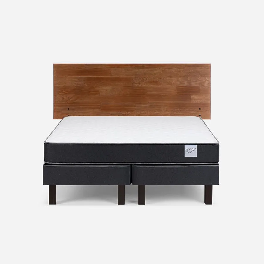 Cama Wave 2 Plazas + Respaldo Tabor