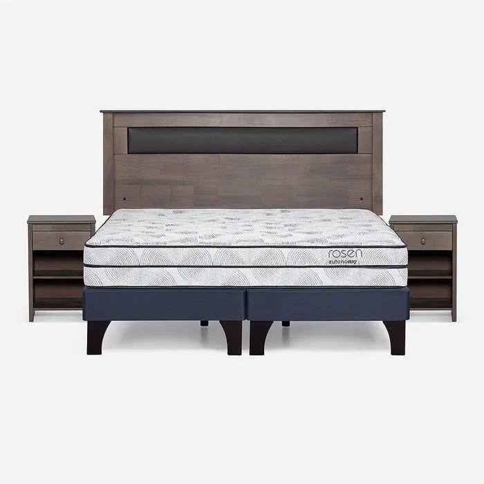 Cama Autonomy Sky 2 Plazas + Muebles Ferrara