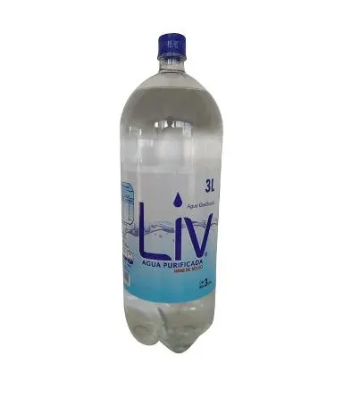 Agua Purificada Liv Con Gas 3 Lt