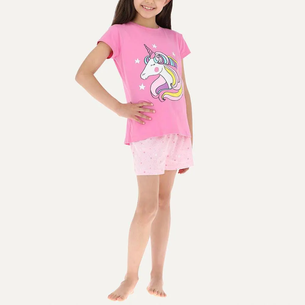 Pijama Polera Manga Corta + Short