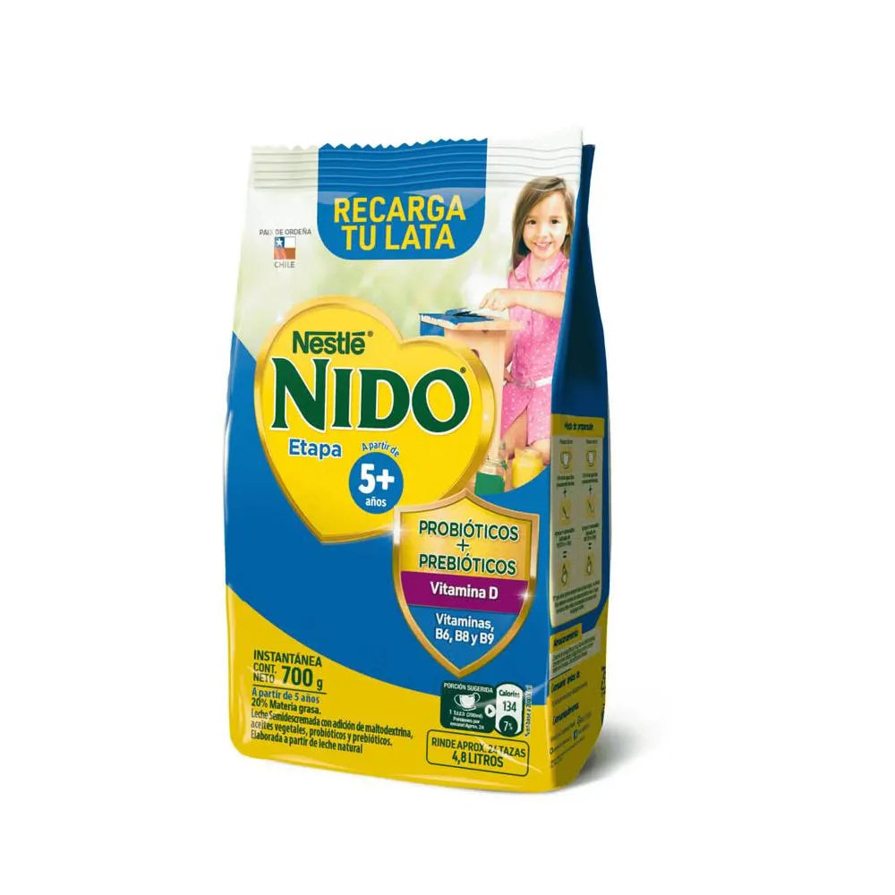 Leche Nido 5+ Optimus 700 Gr