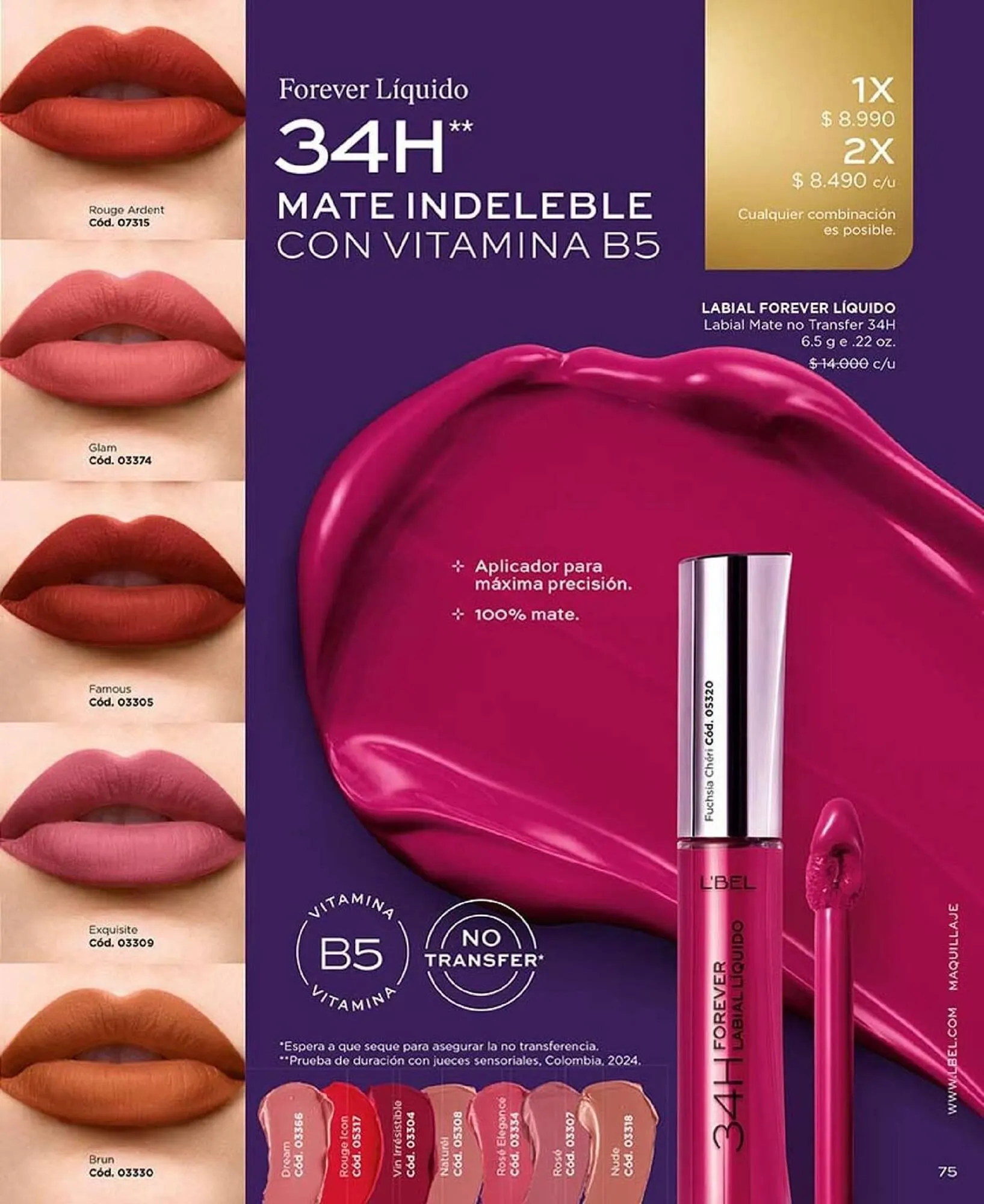 Catálogo de Catálogo L'Bel 4 de febrero al 28 de febrero 2025 - Página 75