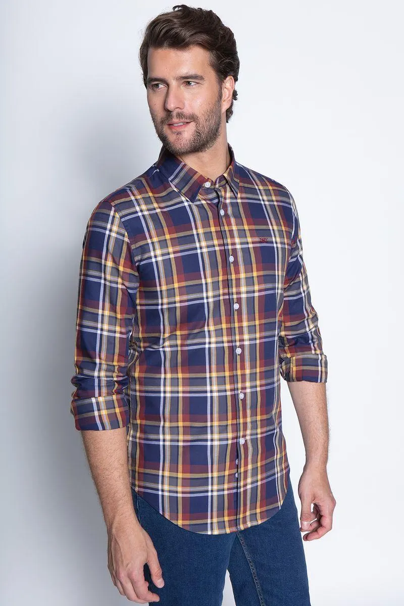 Camisa Tobermory Burgundy