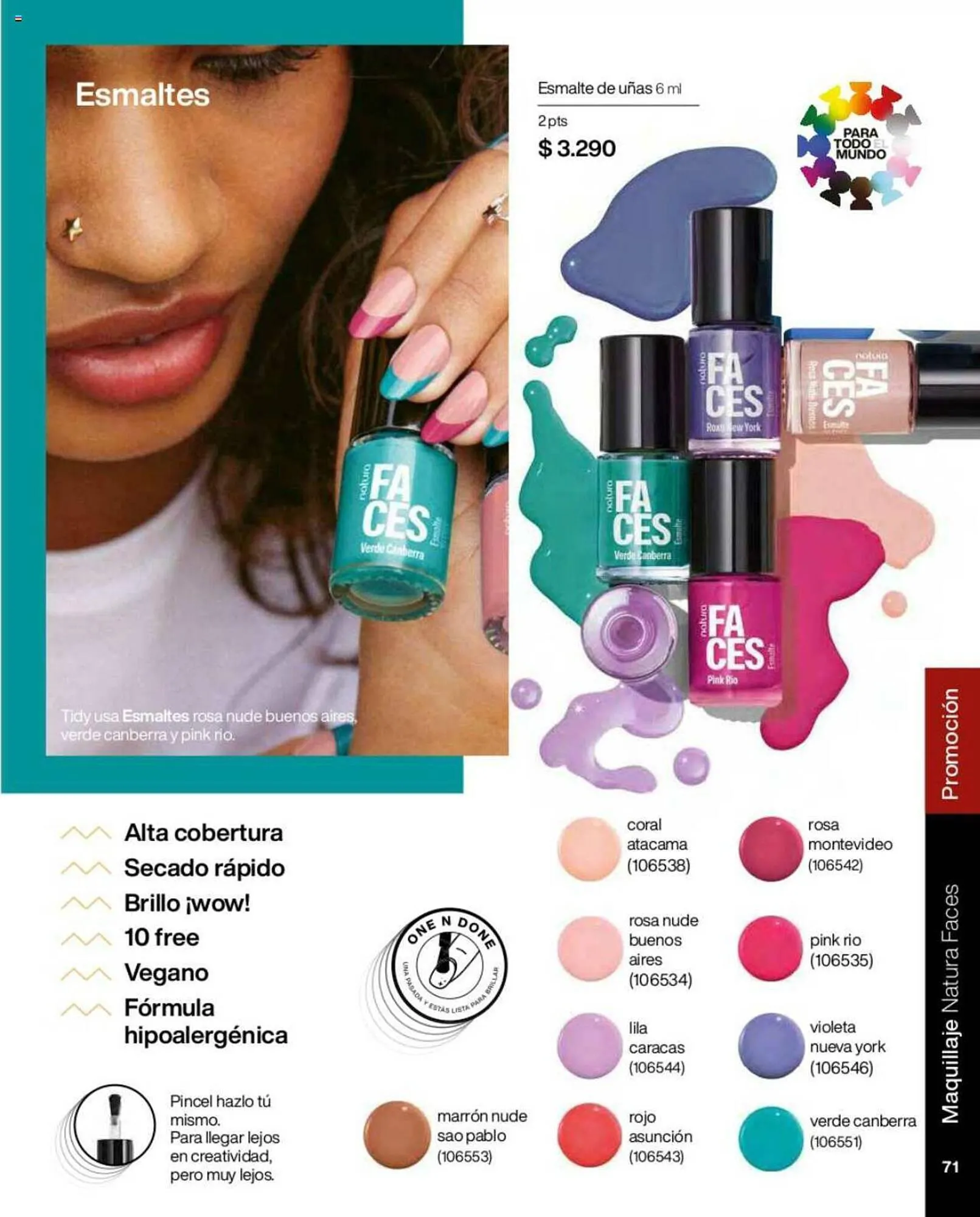 Catálogo de Catálogo Natura 1 de julio al 31 de octubre 2023 - Página 71