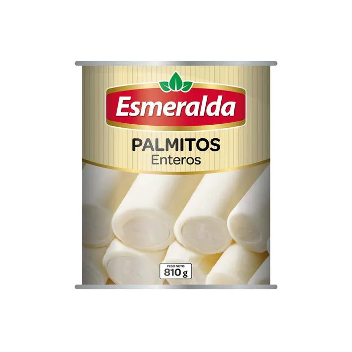 Palmitos Esmeralda Entero 810 Grs