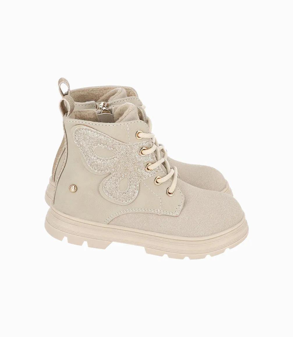 Botín Bebé Con Mariposa