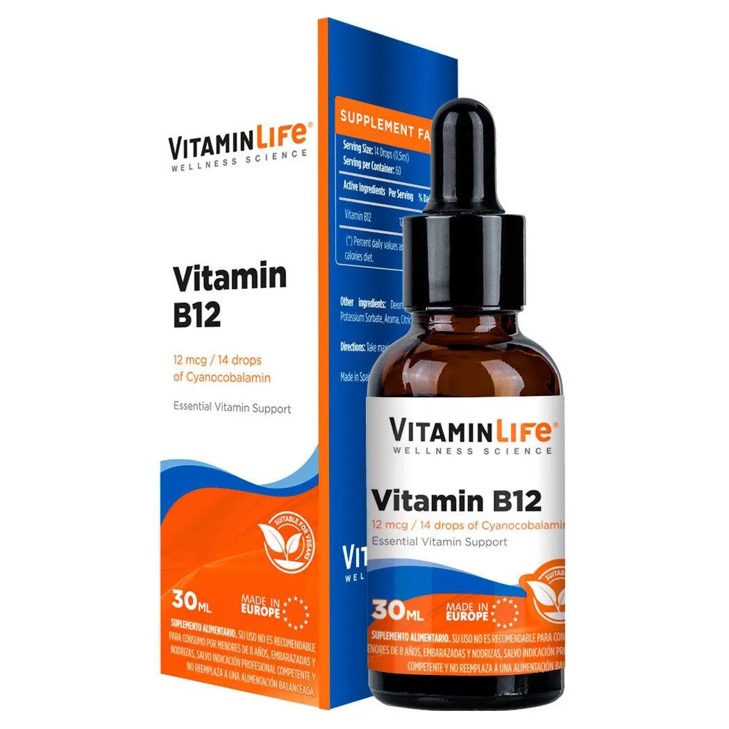 VitaminLife Vitamina B12 Gotas 30ml