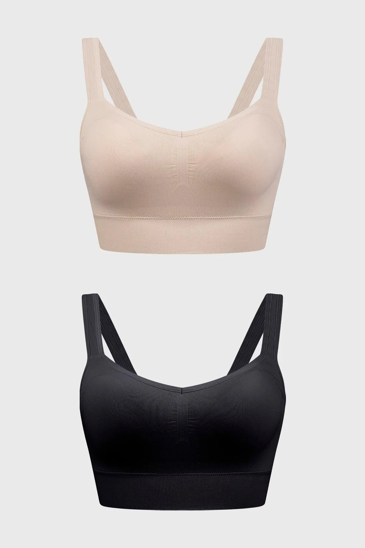 Sostén Mujer Peto Comfort Bipack Crudo