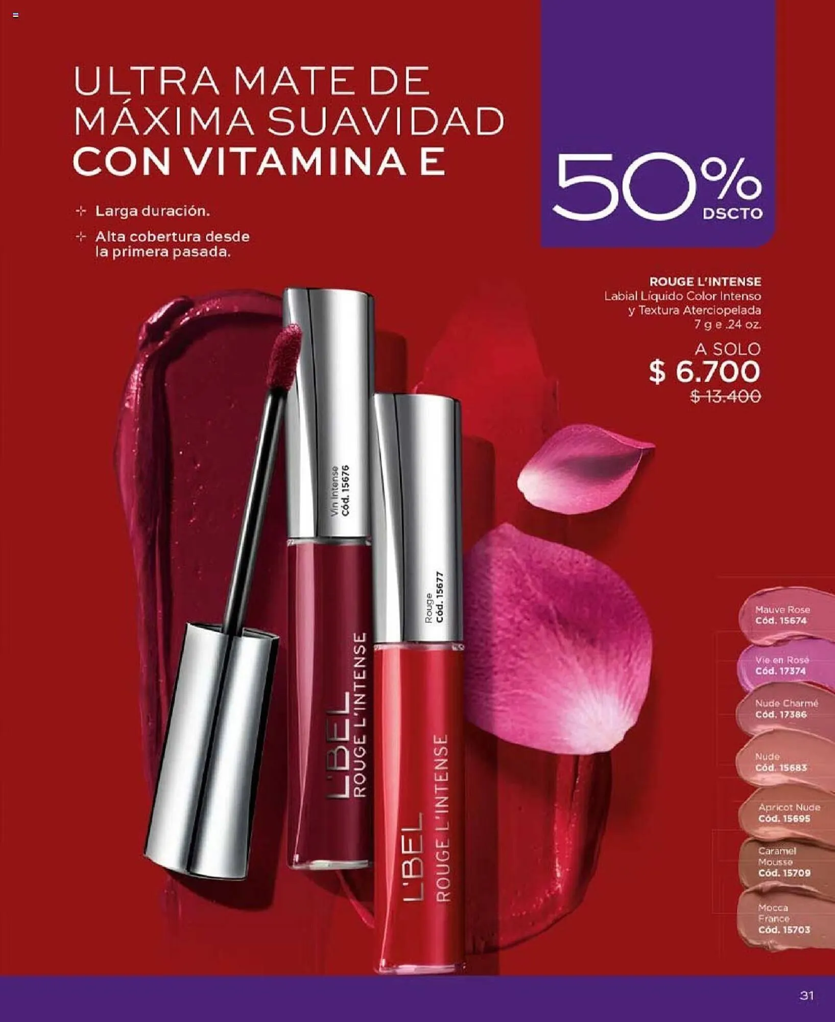 Catálogo de Catálogo L'Bel 16 de agosto al 16 de septiembre 2024 - Página 31