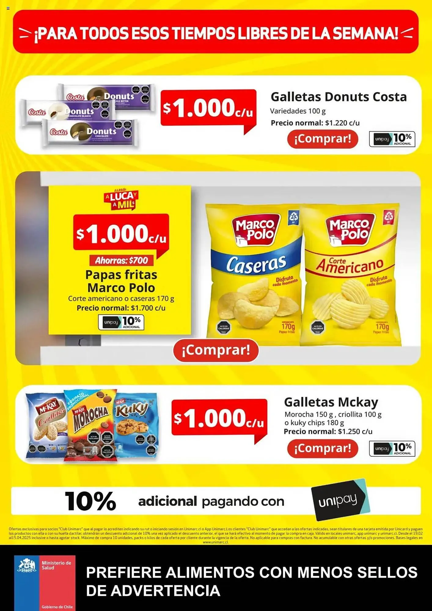 Catálogo de Catálogo Unimarc 19 de febrero al 15 de abril 2025 - Página 7