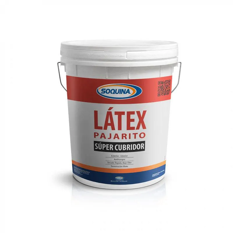 Látex Pajarito 4 gl Blanco Mate