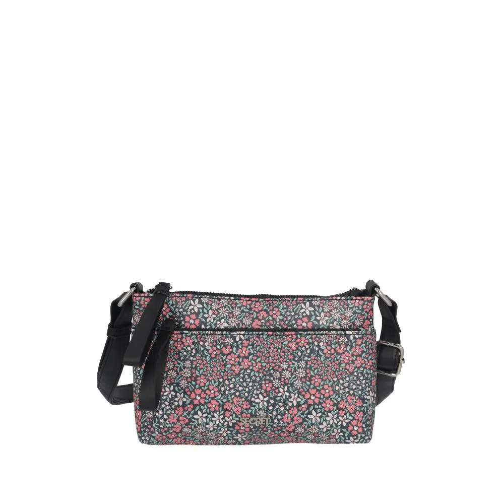 Cartera Bandolera Florida Negra XS