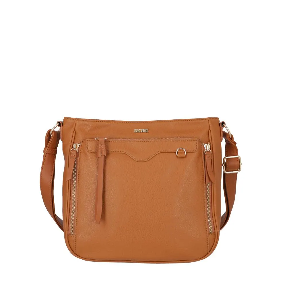 Cartera Bandolera Albury Marron Mediana