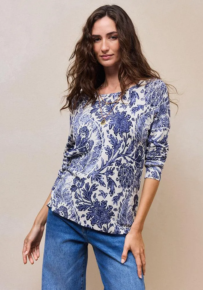 Polera Estampado Flores