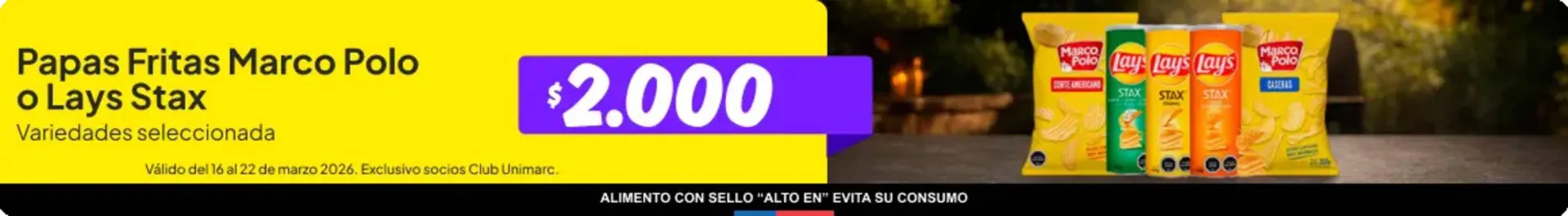 Catálogo de Catálogo Unimarc 16 de marzo al 22 de marzo 2026 - Página 1