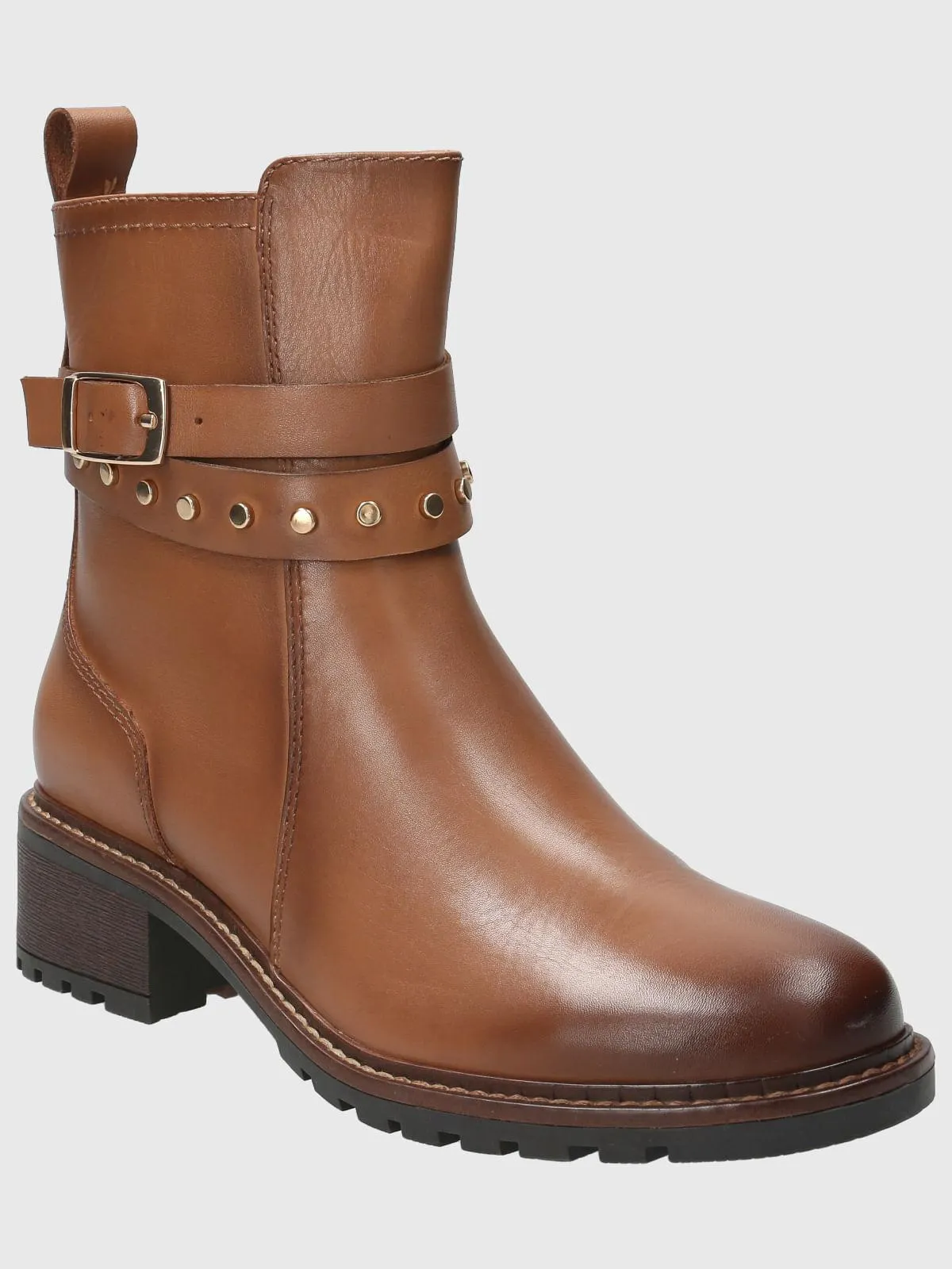 Botin Cuero Mujer Mitre Café