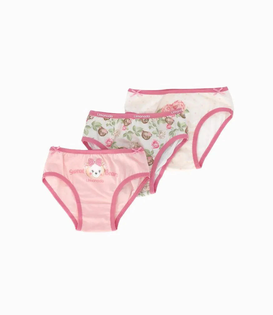 Pack Calzón Niña 3 Unidades