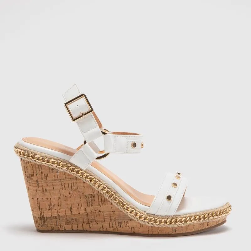 Sandalia Mujer Blanco Mossimo