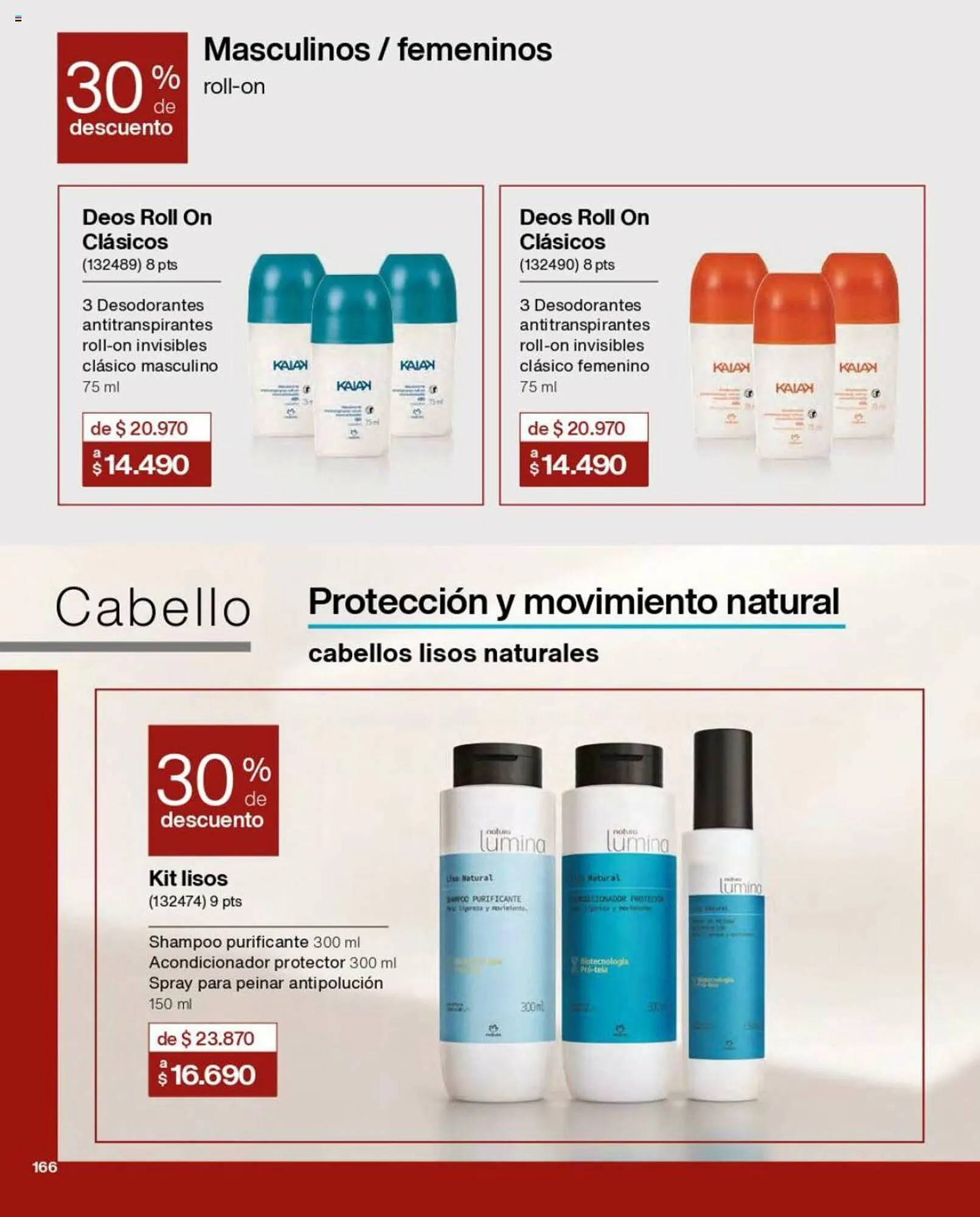 Catálogo de Catálogo Natura 1 de septiembre al 30 de septiembre 2023 - Página 166