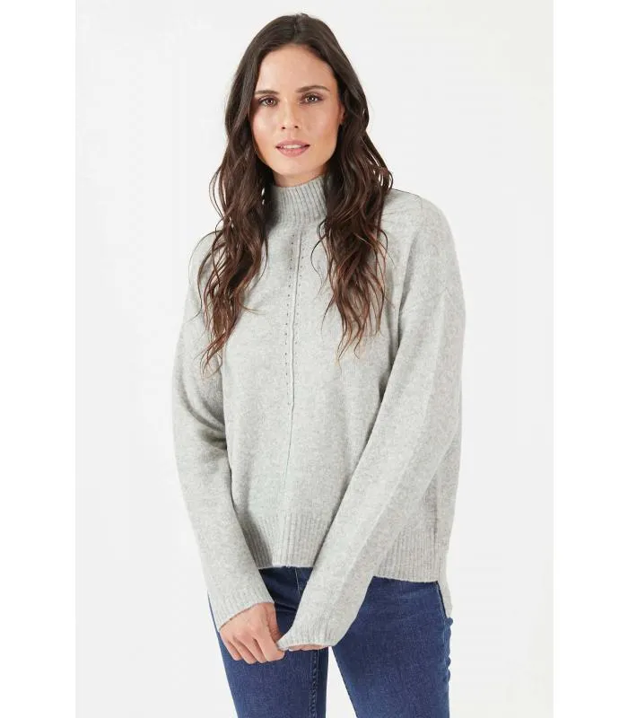 Sweater con lana gris