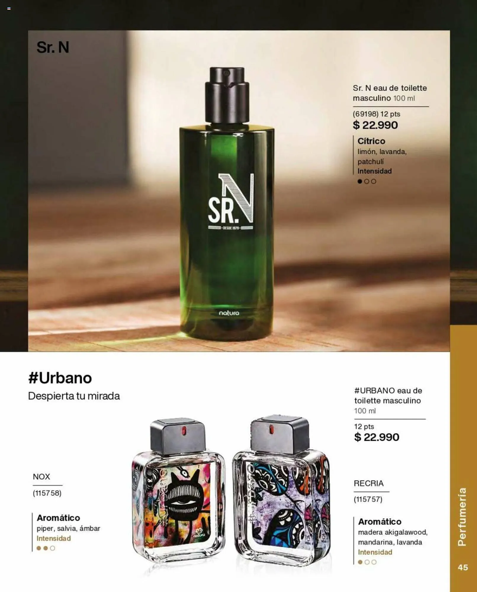 Catálogo de Catálogo Natura 1 de septiembre al 30 de septiembre 2023 - Página 45