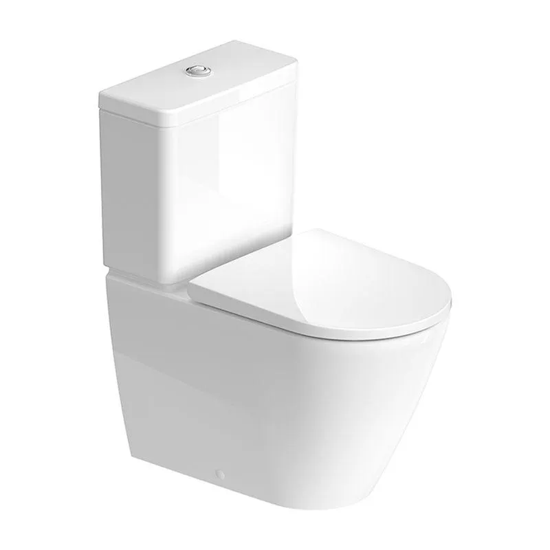 WC D-Neo Blanco Dual Rimless con Descarga a Piso 225 mm