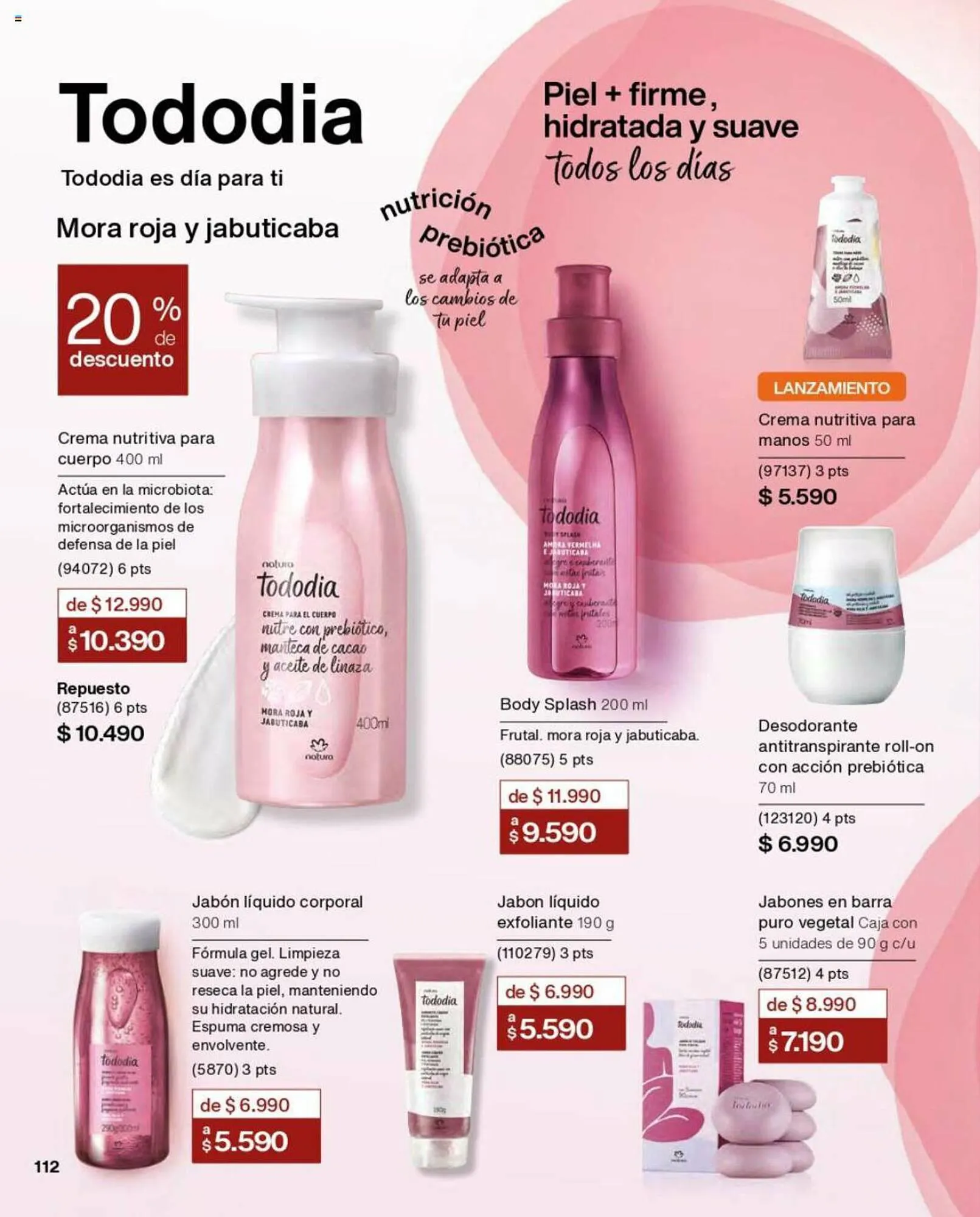 Catálogo de Catálogo Natura 1 de septiembre al 30 de septiembre 2023 - Página 112