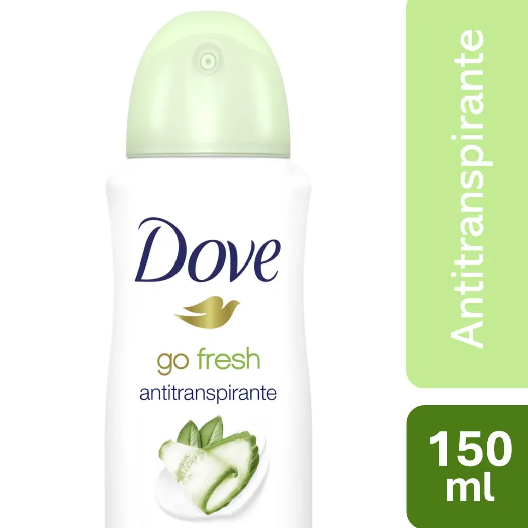 Dove desodorante en aerosol go fresh 150ml