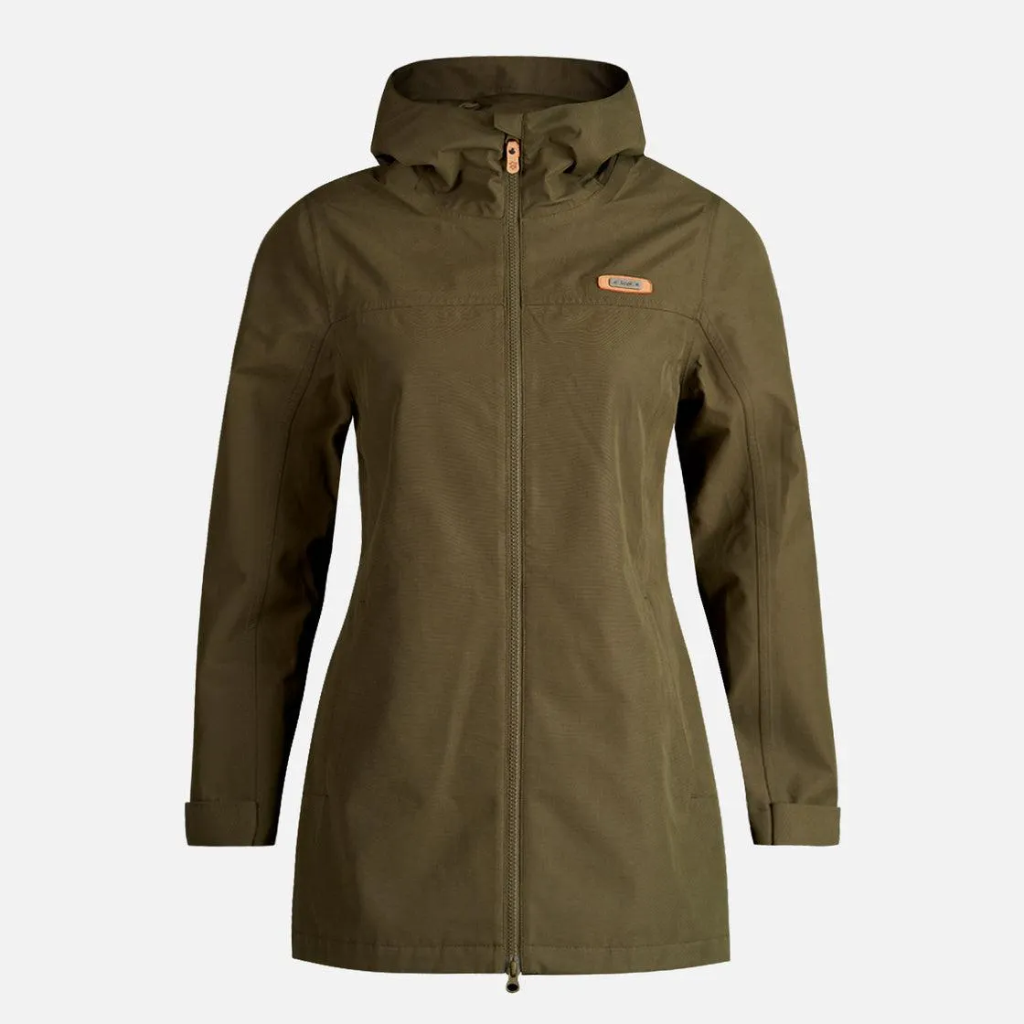 Chaqueta Mujer Citizen Warm B-Dry Hoody Jacket Verde Militar Lippi