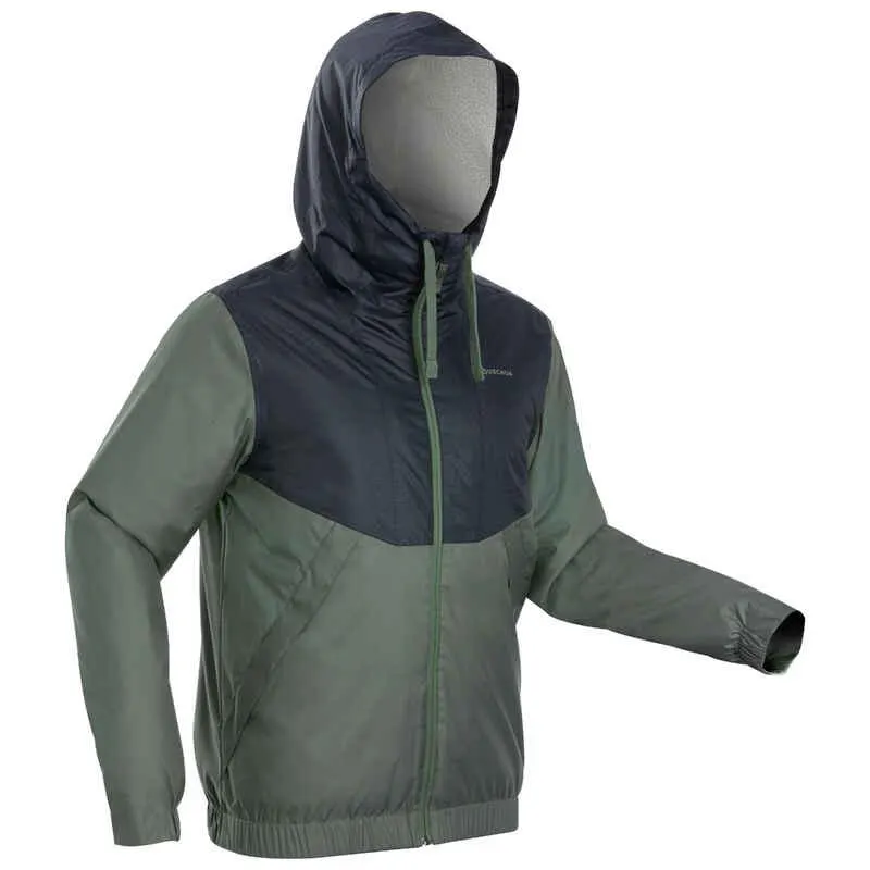 PARKA IMPERMEABLE SENDERISMO HOMBRE SH100 -5 °C CAQUI