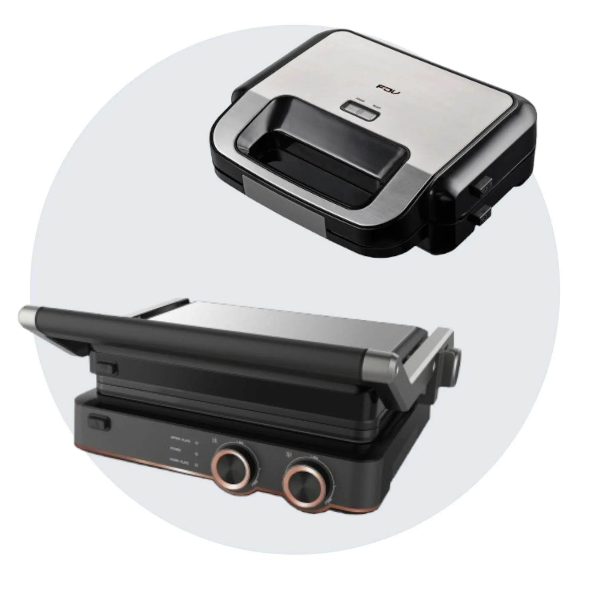 Kit Waflera Sandwichera Press + Sandwichera Grill Panini Olimpia FDV