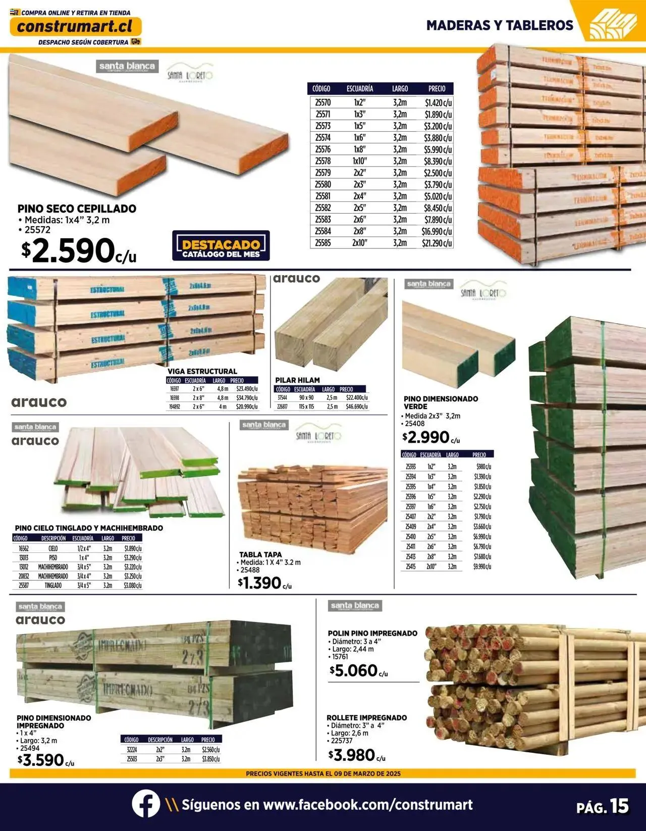 Catálogo de Construmart ofertas 1 de marzo al 31 de marzo 2025 - Página 15