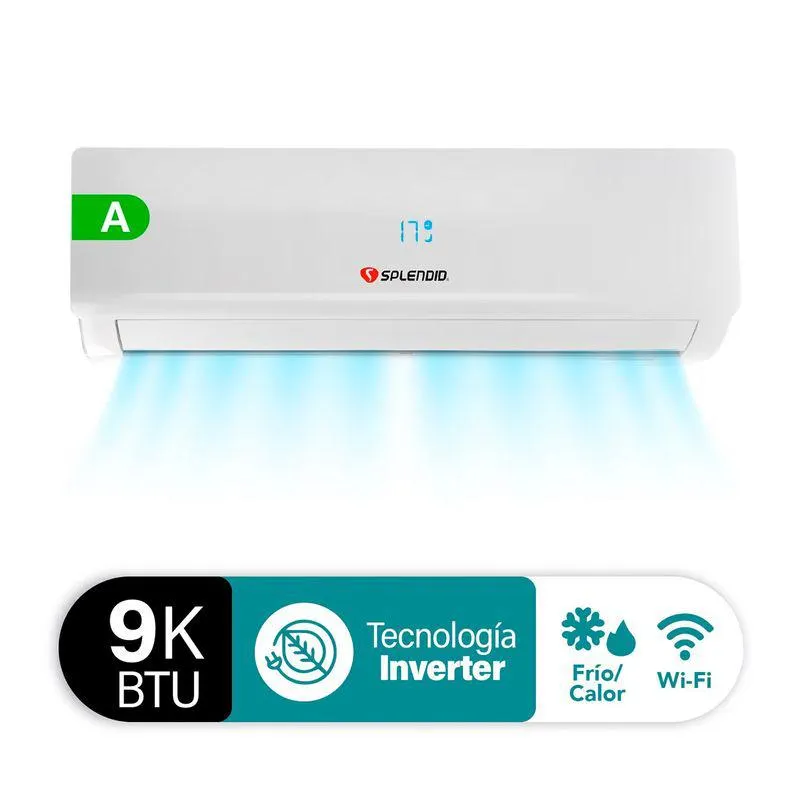 Aire Acondicionado Split 9000 BTU Inverter