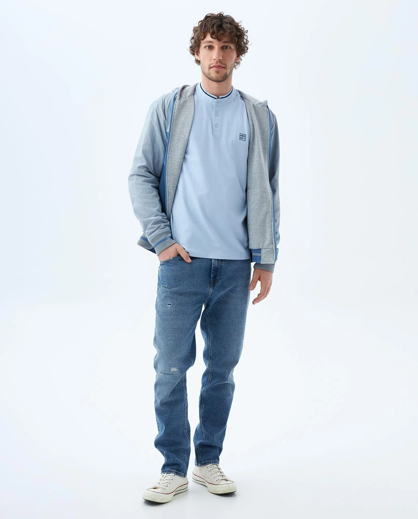 Polo Slim manga corta para hombre