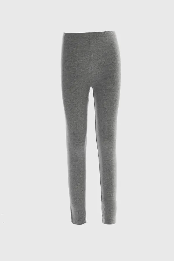 Calza bipack gris melange