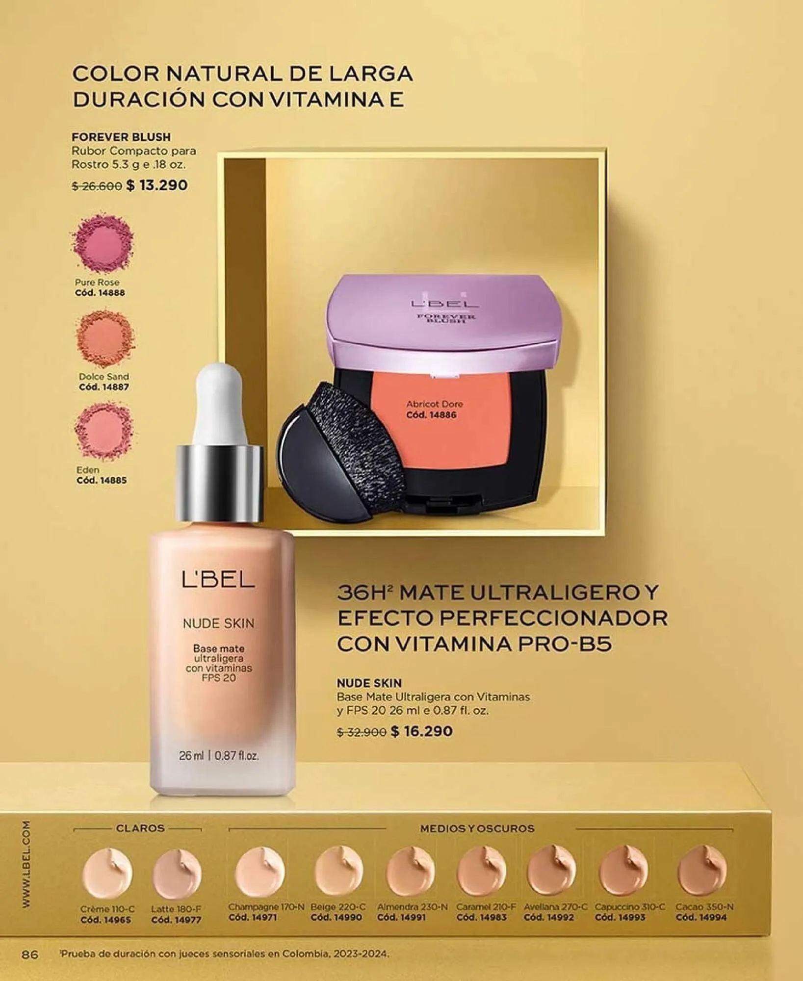 Catálogo de Catálogo L'Bel 1 de noviembre al 30 de noviembre 2025 - Página 86