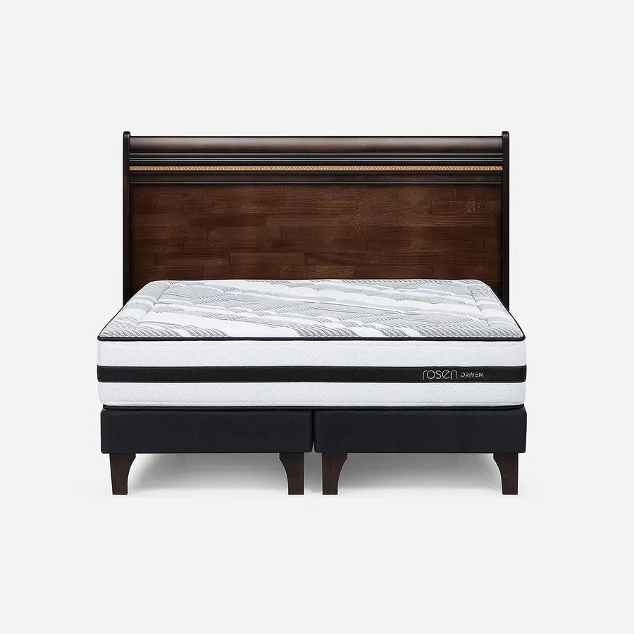 Box Spring Driven 2 Plazas + Respaldo Opera