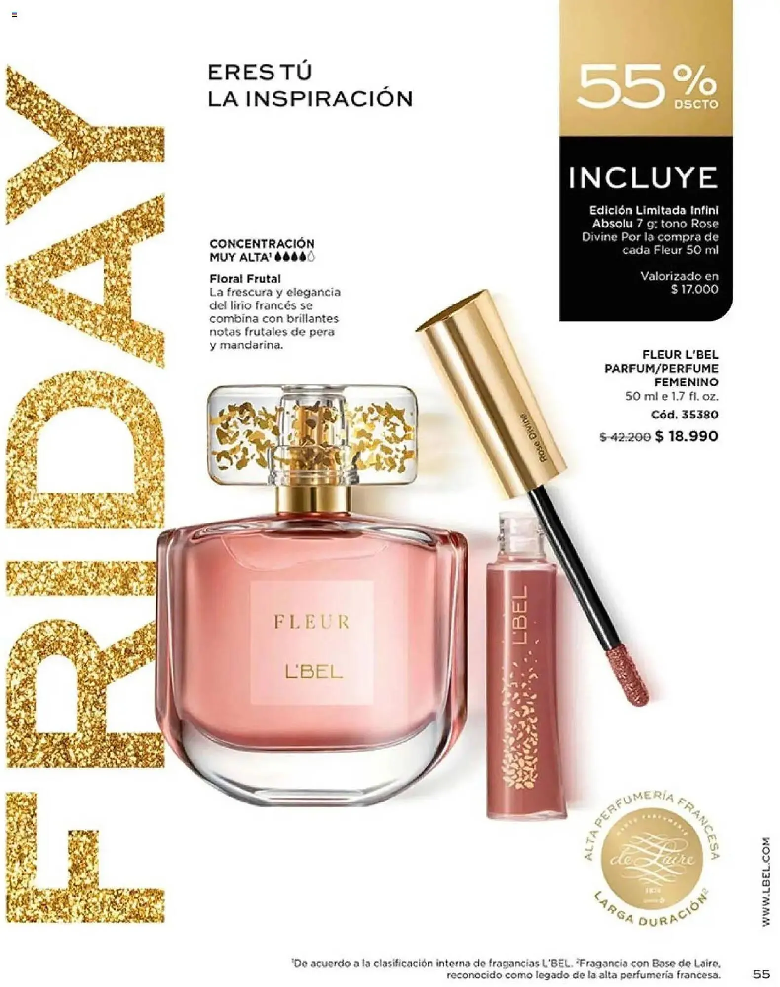 Catálogo de Catálogo L'Bel 14 de octubre al 1 de noviembre 2025 - Página 55