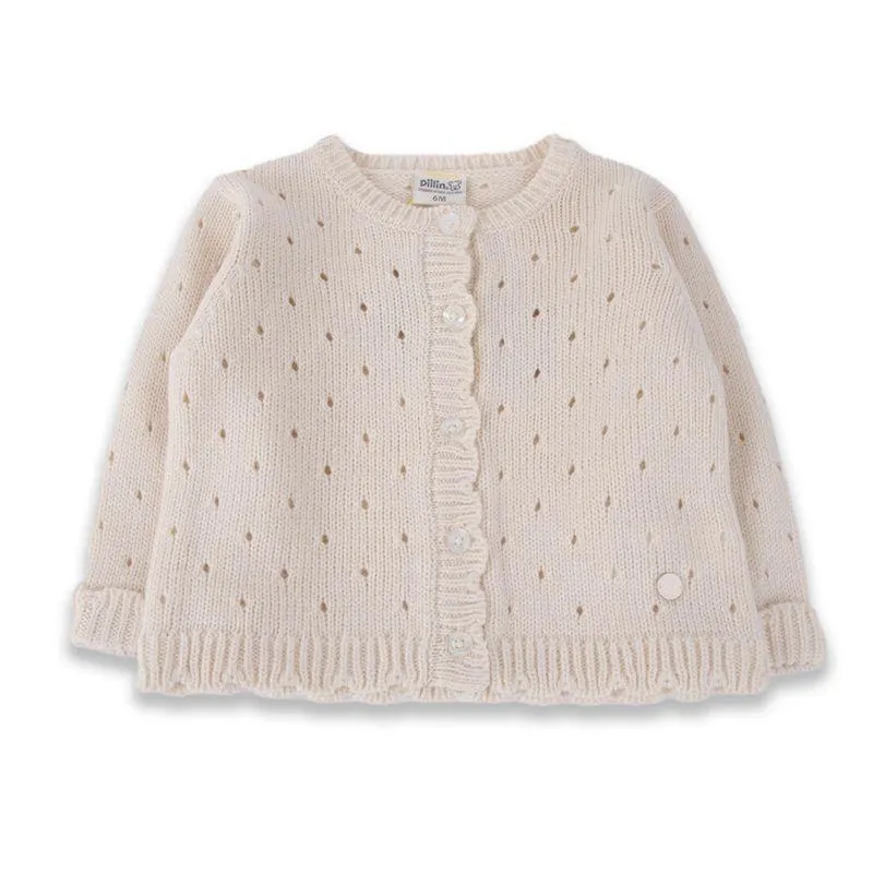 Chaleco Bebé Niña Crudo