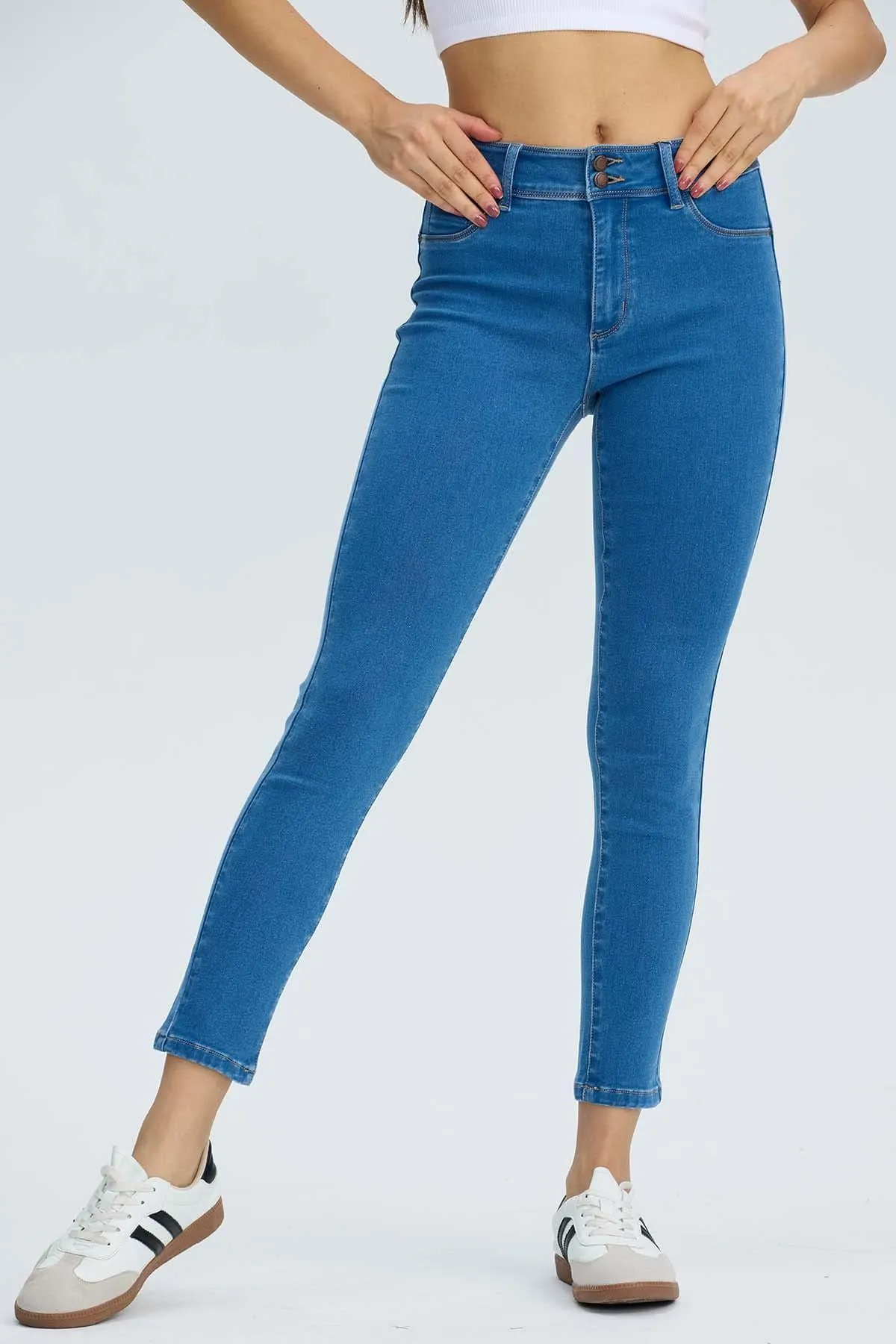 Jeans Mujer Push Up Jeny Azul
