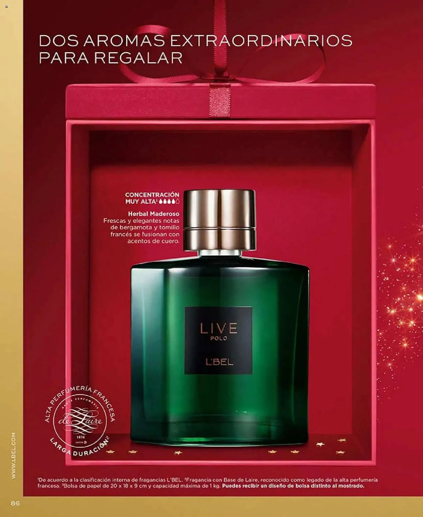 Catálogo de Catálogo L'Bel 30 de noviembre al 1 de enero 2026 - Página 86