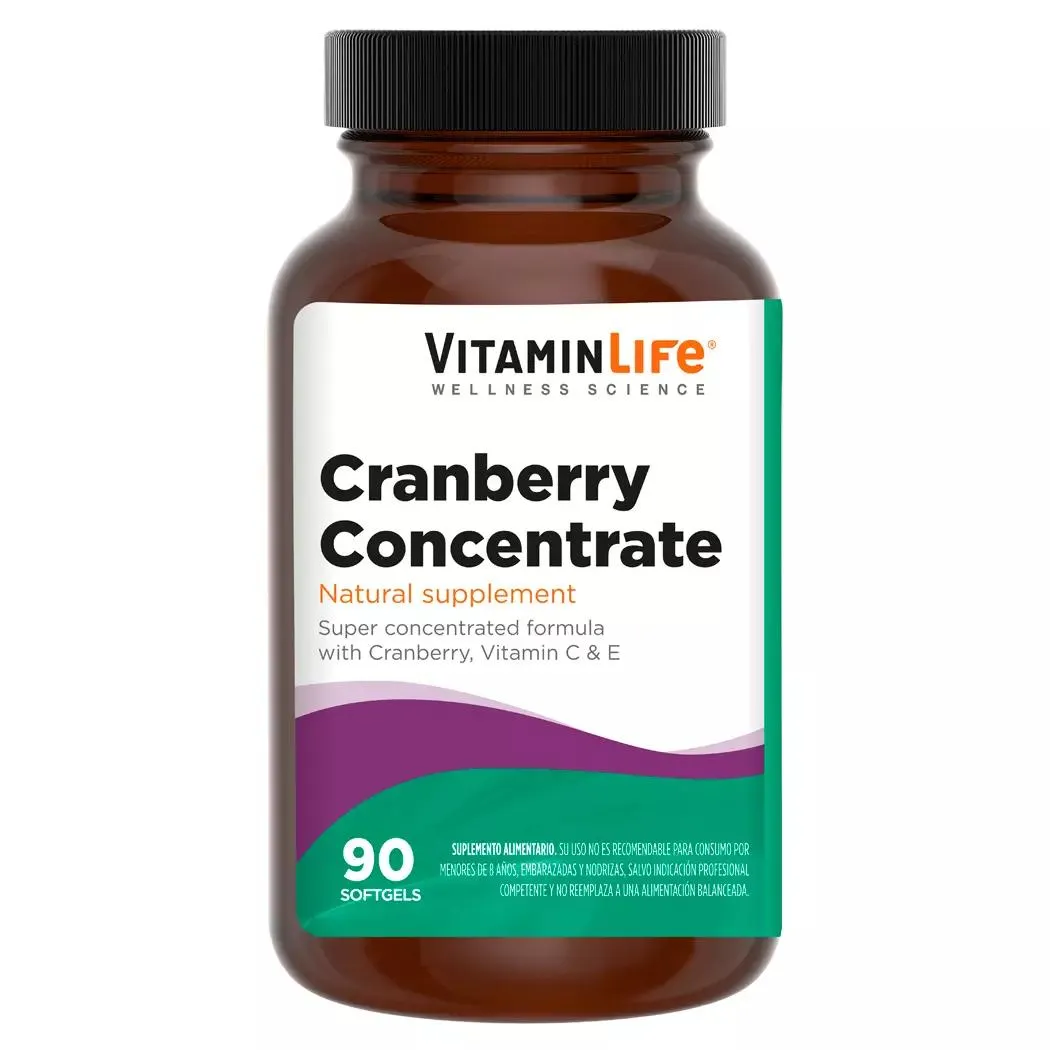 Concentrado de Cranberry Nueva Fórmula 90 Softgels