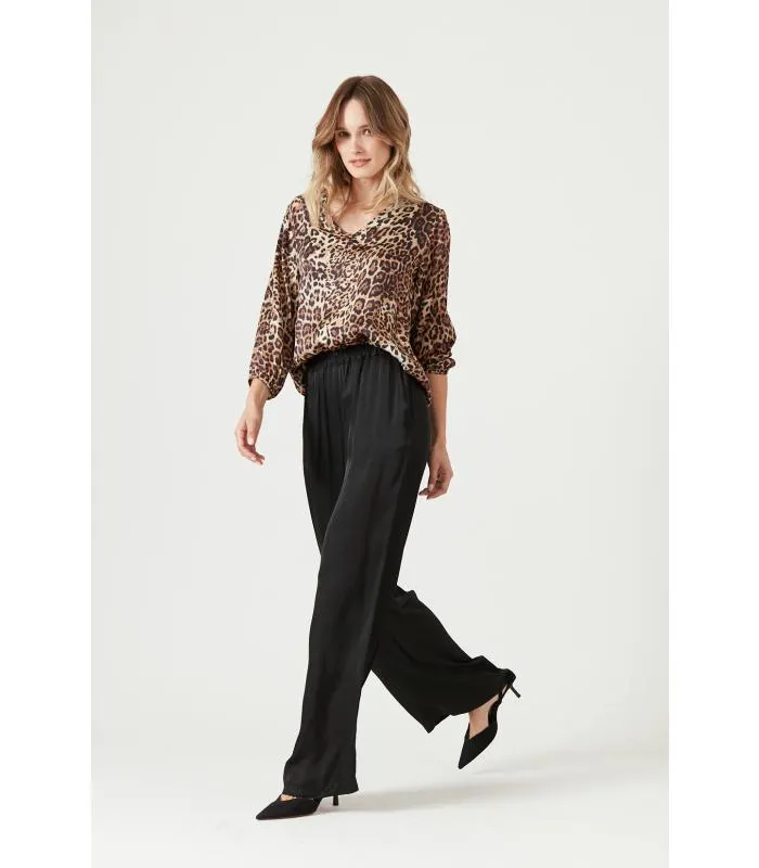 Pantalon straight negro