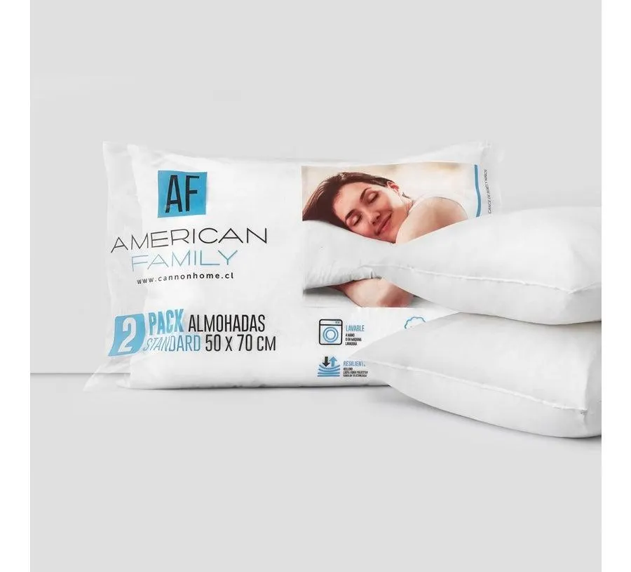 Set Almohadas Microfibra 50x70cm