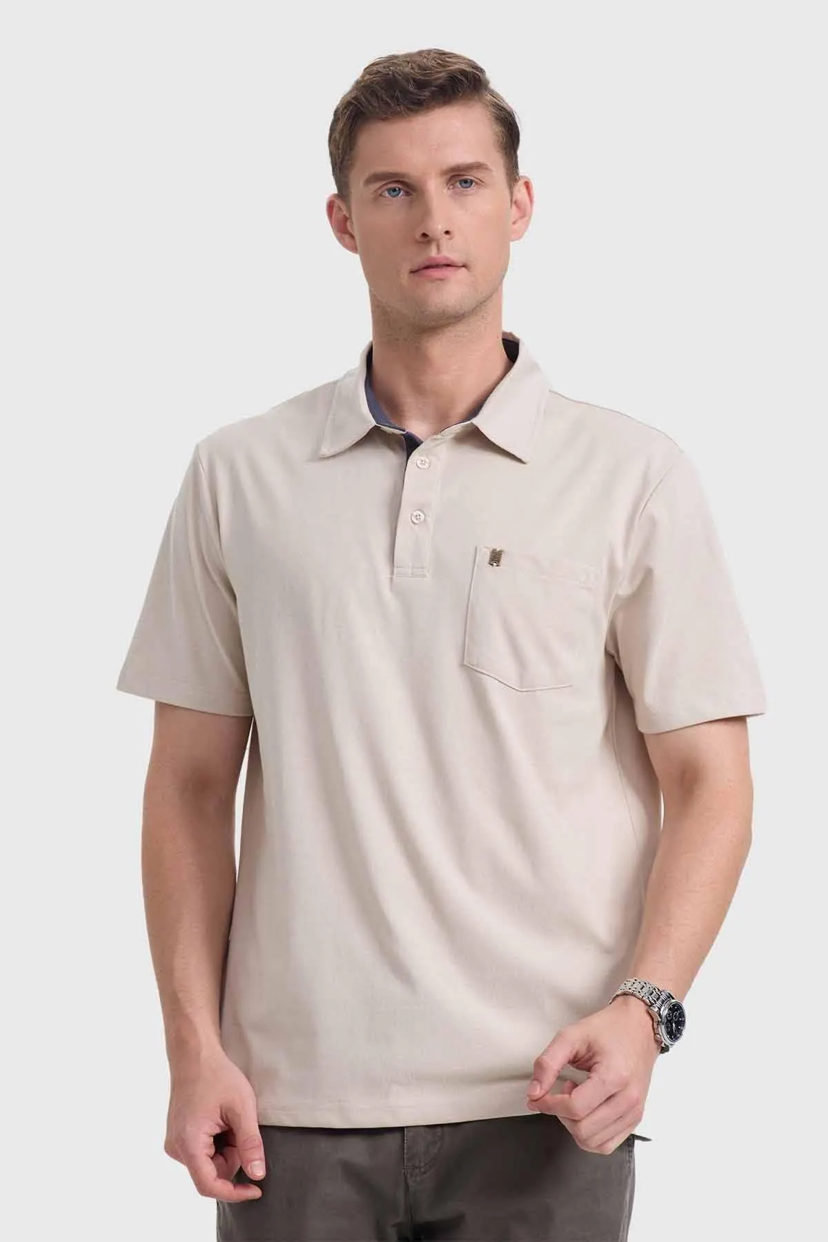 Polera Hombre Beige