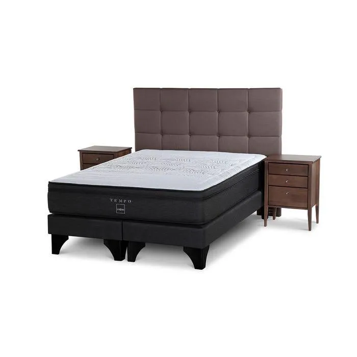Cama Tempo 2 Plazas + Muebles Issey