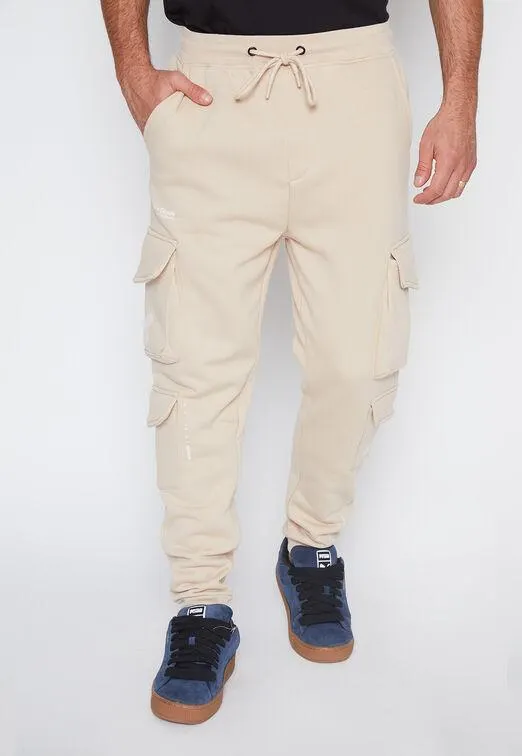 Pantalon De Buzo Hombre Beige Multicargo Family Shop