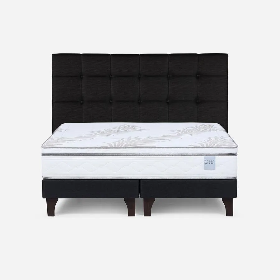 Box Spring Neo Plus Super King + Respaldo Issey