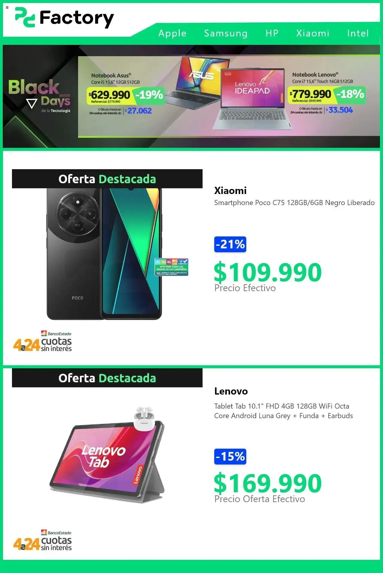 Catálogo de PC Factory ofertas 25 de marzo al 4 de abril 2025 - Página 3